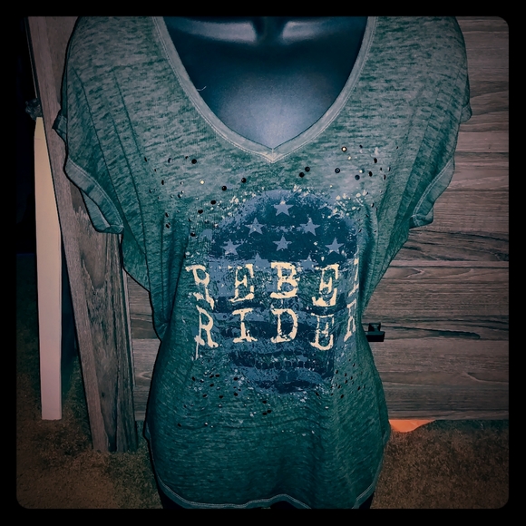 Rock&Republic Rebel Riders tshirt - Picture 1 of 4